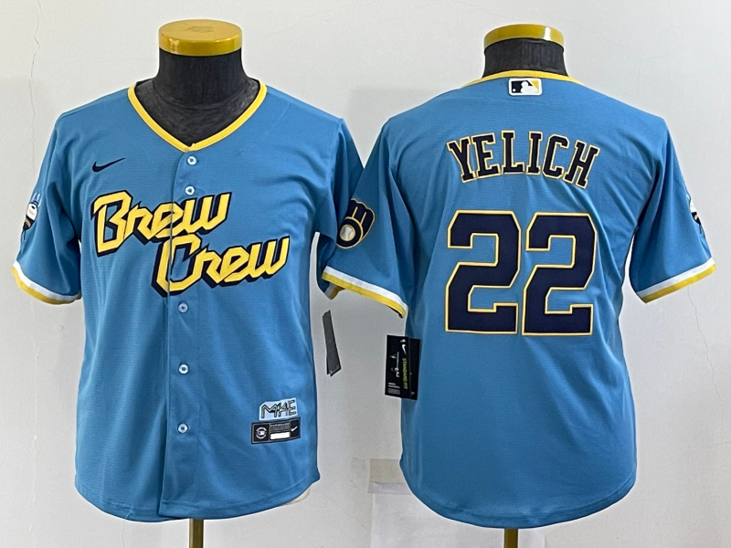 Christian Yelich Milwaukee Brewers Nike Preschool 2022 City