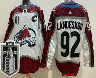 NEW Gabriel Landeskog #29 Colorado Avalanche NHL Jersey W/2022 Stanley Cup  Patch