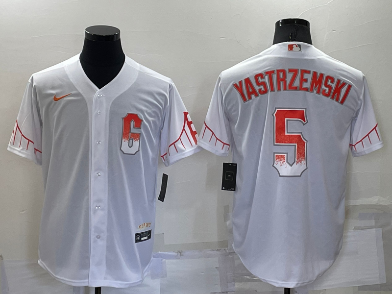 Youth Nike Mike Yastrzemski Cream San Francisco Giants Home Replica Player Jersey