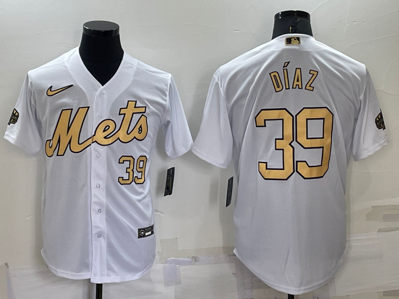 Men's New York Yankees White Gold & Black Gold Jersey - All Stitched