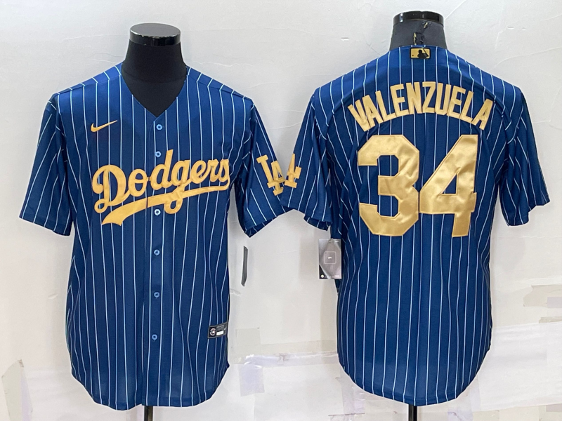 pinstripe dodger jersey
