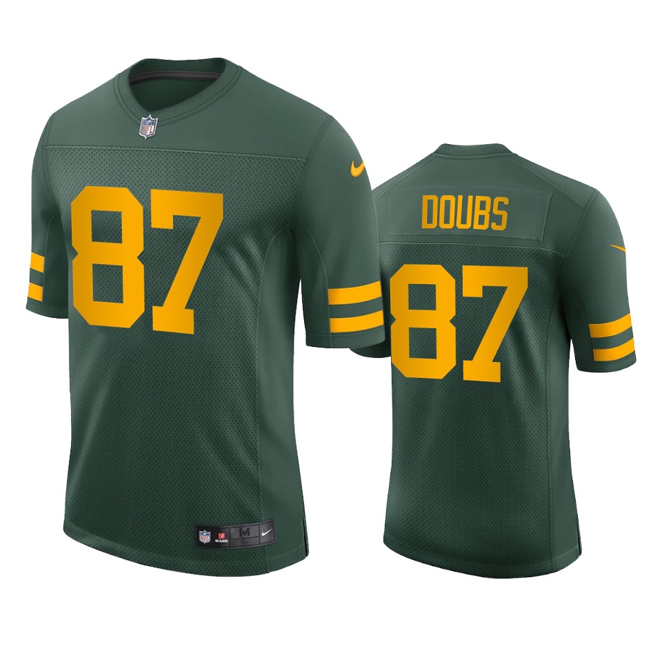 Men's Green Bay Packers 87 Romeo Doubs White Stitched NFL Vapor