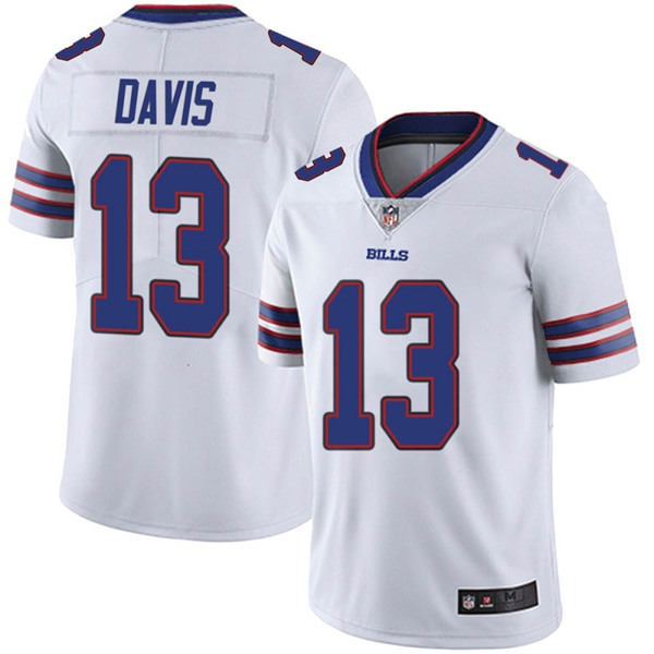 Men's Buffalo Bills #14 Stefon Diggs Grey Stitched Cool Base Nike