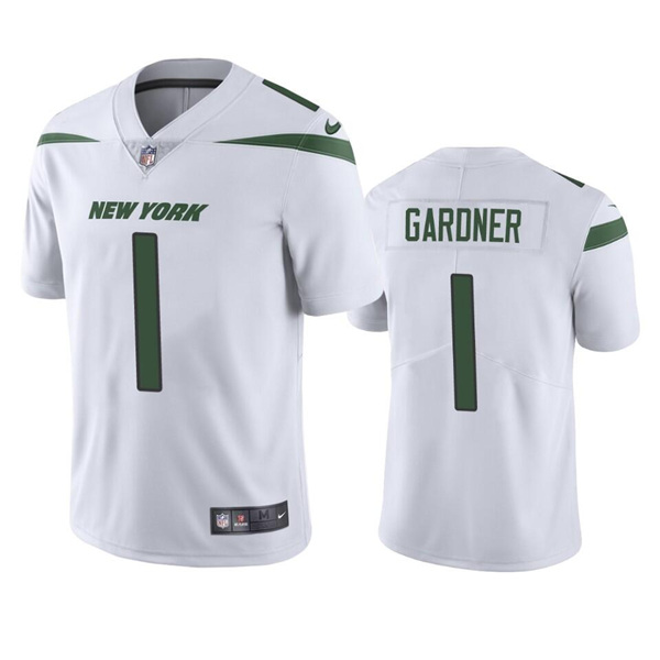 Men's New York Jets 1 Ahmad Gardner 2022 Black Vapor Untouchable