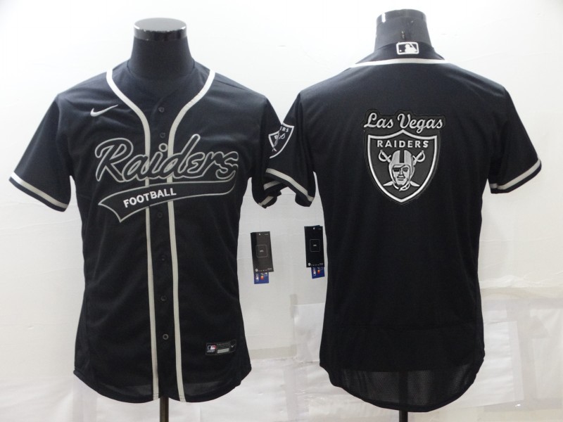 Men's Las Vegas Raiders Blank Black Gold With Patch Cool Base Stitched