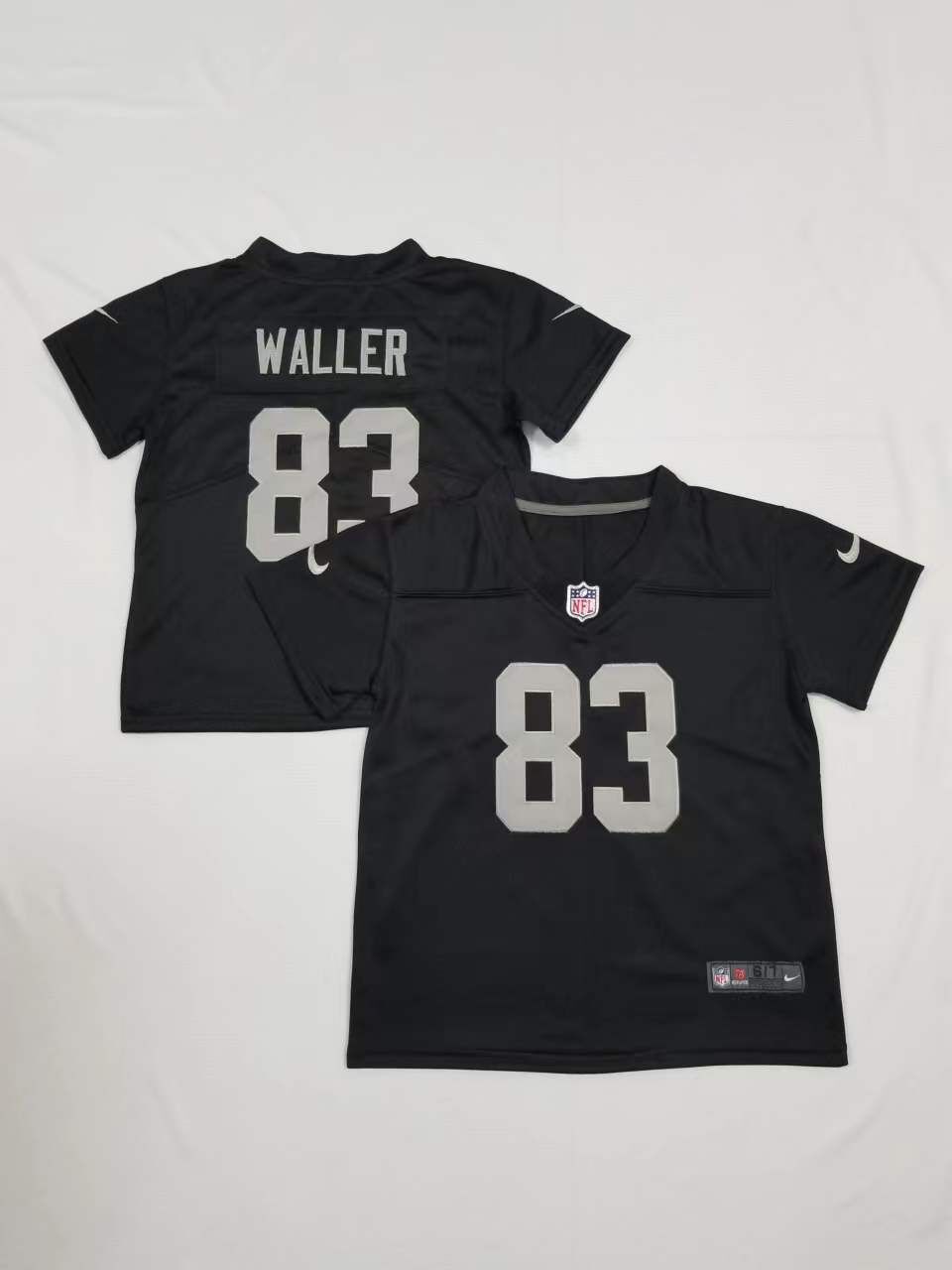 Toddler Las Vegas Raiders 83 Darren Waller Limited Black Vapor Jersey