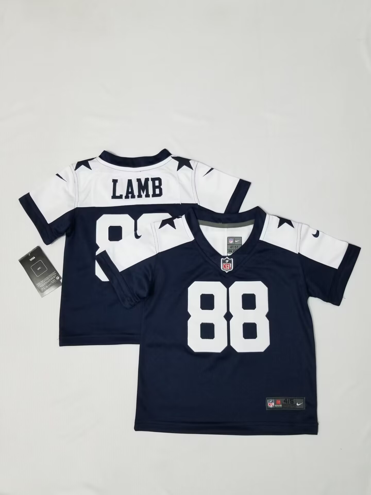 Toddlers Dallas Cowboys 88 CeeDee Lamb Blue Thanksgiving 2021 Vapor