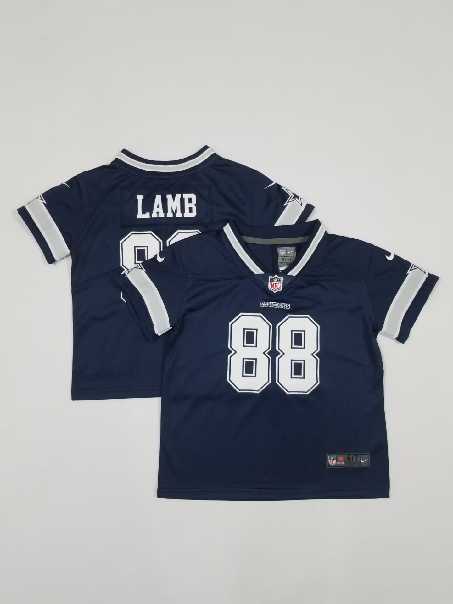 Toddlers Dallas Cowboys 88 CeeDee Lamb Navy Blue 2021 Vapor