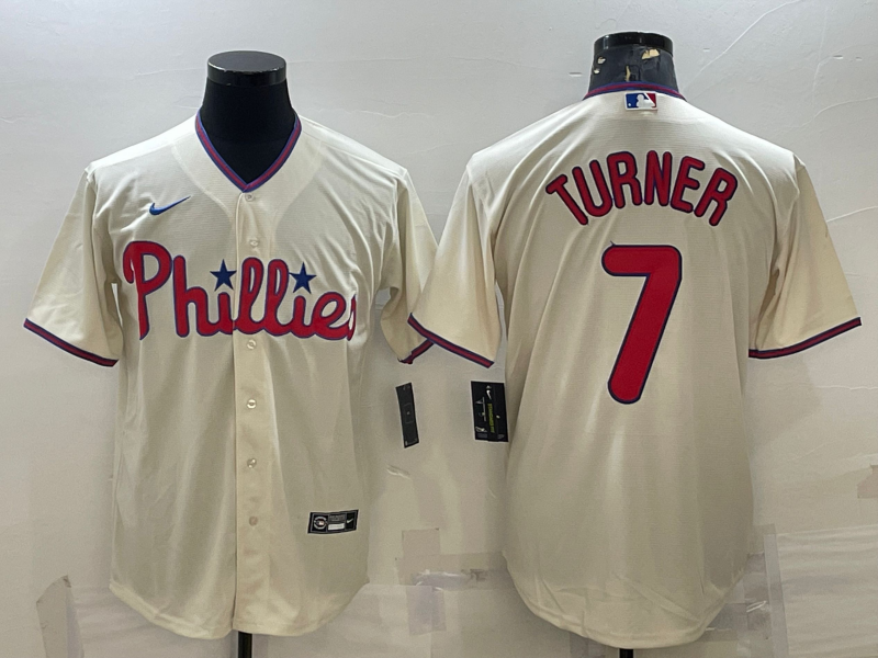 Trea Turner Philadelphia Phillies Nike Home Replica Player Jersey - White