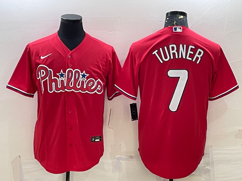 MLB Philadelphia Phillies (Trea Turner) Men's Replica Baseball Jersey