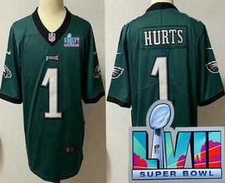 Nike Youth Jalen Hurts Philadelphia Eagles Green Game Jersey