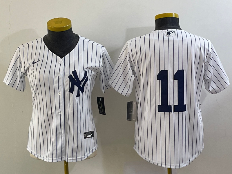 Women's New York Yankees #11 Anthony Volpe White No Name Stitched MLB Nike  Cool Base Jersey on sale,for Cheap,wholesale from China