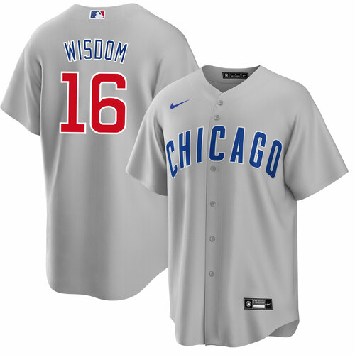 Nike Men's Chicago Cubs Black Cool Base Blank Jersey