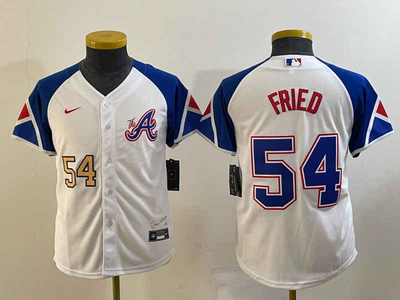 Nike Men's Atlanta Braves 2023 City Connect Austin Riley #27 Cool Base Jersey