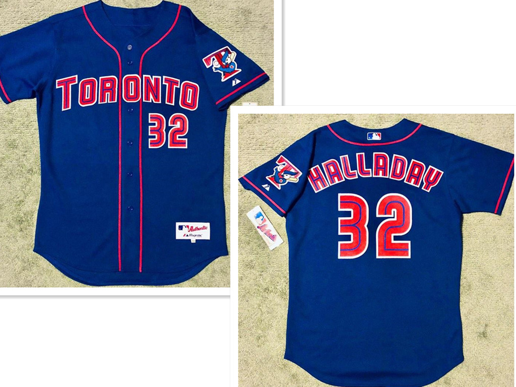 blue jays jersey red