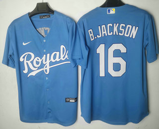 MLB Kansas City Royals City Connect (Bo Jackson) Men's Replica Baseball  Jersey