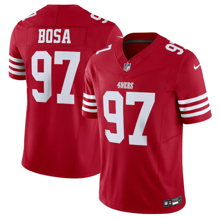 Men's San Francisco 49ers 19 Deebo Samuel New Red 2023 F.U.S.E. Vapor