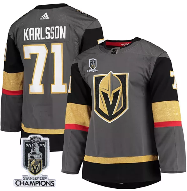 Vegas Golden Knights #61 Mark Stone Game-Worn Playoff Away Jersey