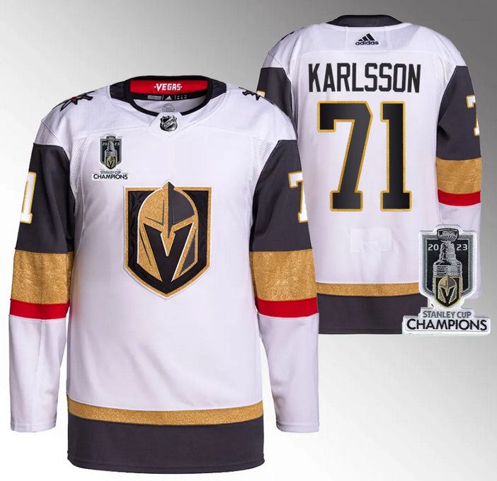 Vegas Golden Knights Retro Jersey Whitecloud Women's Large