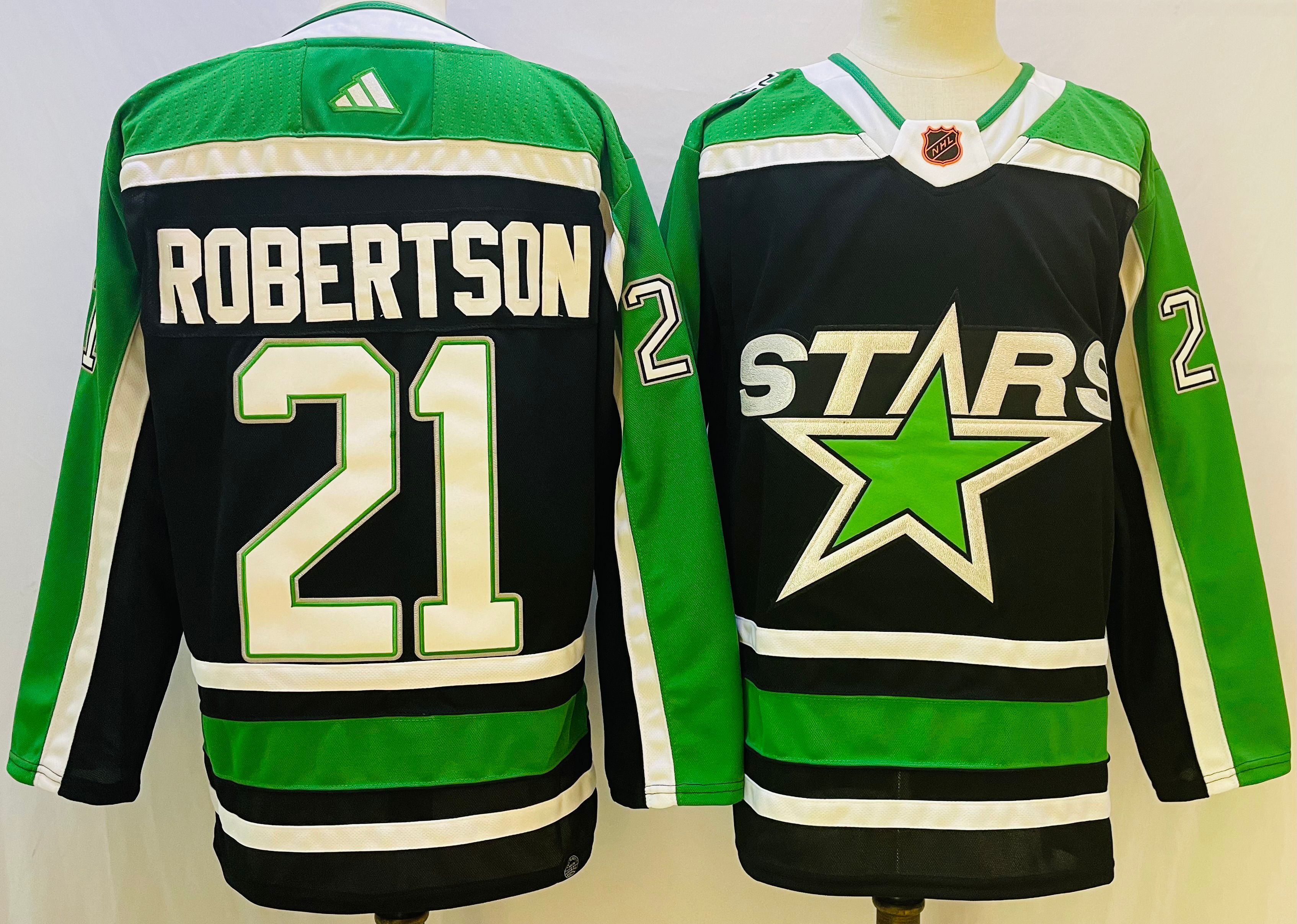 ROBERTSON DALLAS STARS AUTHENTIC ADIDAS REVERSE RETRO 2.0 HOCKEY JERSEY