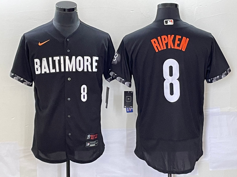 Men's Baltimore Orioles 35 Adley Rutschman Number Black 2023 City