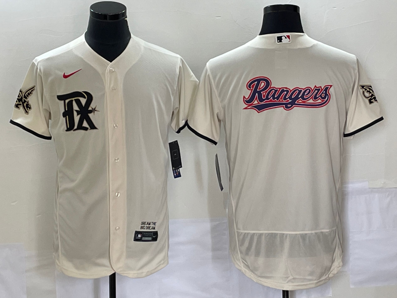 Men's Texas Rangers 6 Josh Jung Cream 2023 City Connect Flex Base