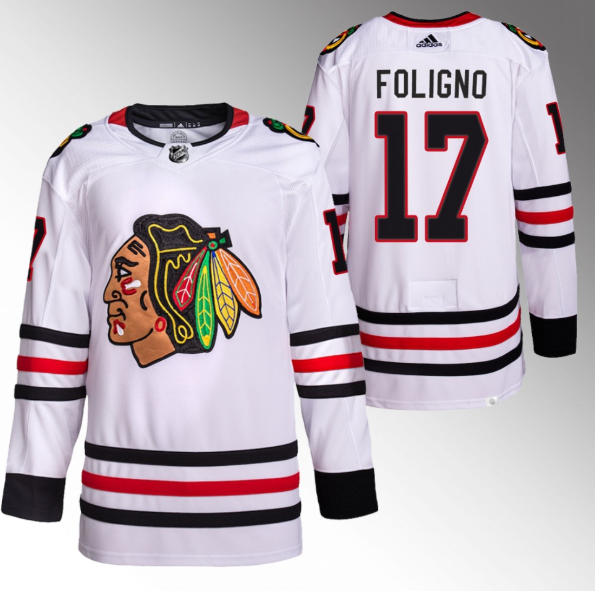 Taylor Hall Men's Adidas Red Chicago Blackhawks Authentic Custom Jersey