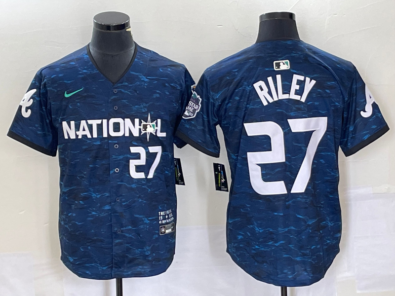 Men's Nike Austin Riley White Atlanta Braves Home Replica Player Jersey, L