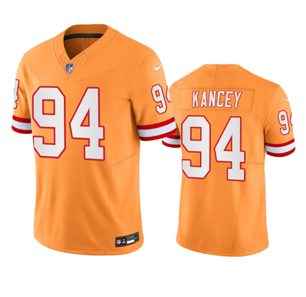 Men's Tampa Bay Buccaneers 6 Baker Mayfield Orange Throwback Limited