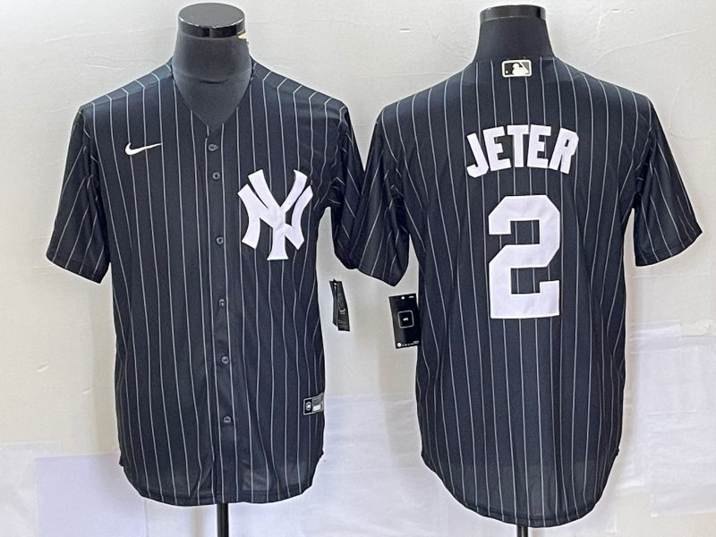 Nike Men's New York Yankees Derek Jeter #2 Navy Cool Base