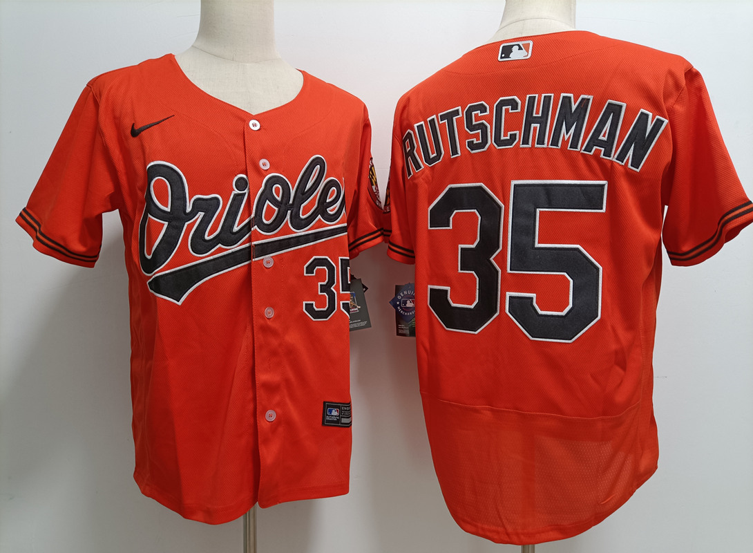 MLB Team Apparel Youth Baltimore Orioles Adley Rutschman #35 Black T-Shirt