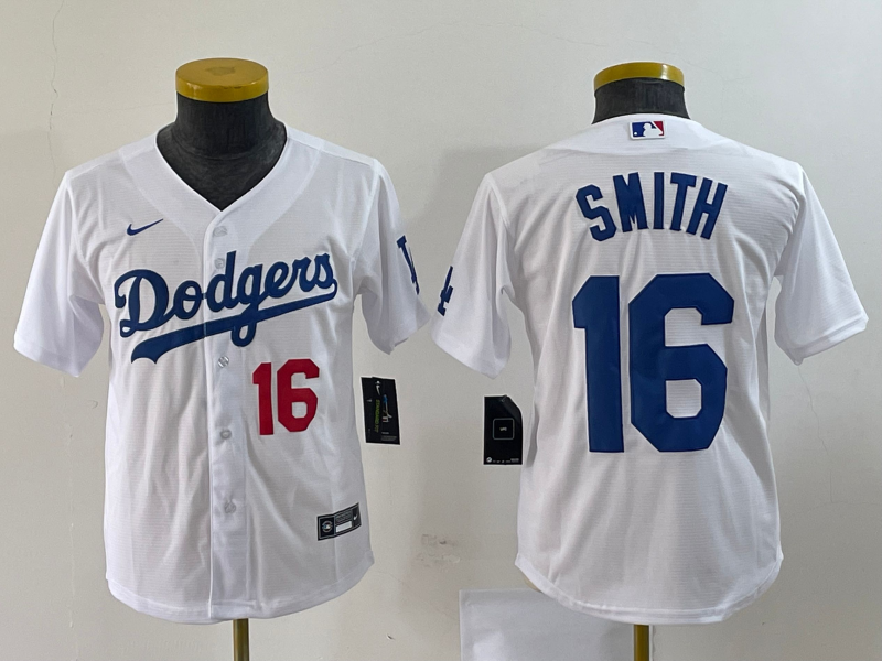 dodgers will smith youth jersey