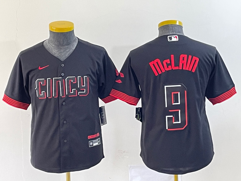 Elly De La Cruz #44 Cincinnati Reds Stitched Jrsy Black City 1st Size S-XL