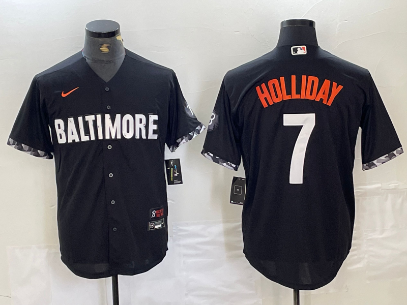 Men's Baltimore Orioles 7 Jackson Holliday Number White Limited Cool