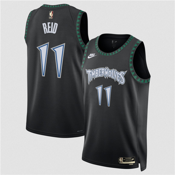 Men's Minnesota Timberwolves #11 Naz Reid Black 2025 Classic Edition Stitched Jersey
