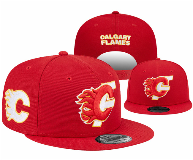 Calgary Flames Stitched 2025 Snapback Hats
