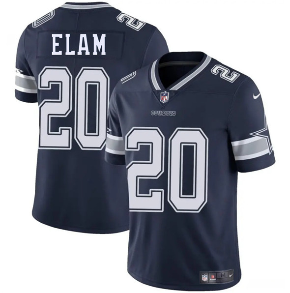 Men's Dallas Cowboys #20 Kaiir Elam Navy 2025 Vapor Untouchable Limited Football Stitched Jersey