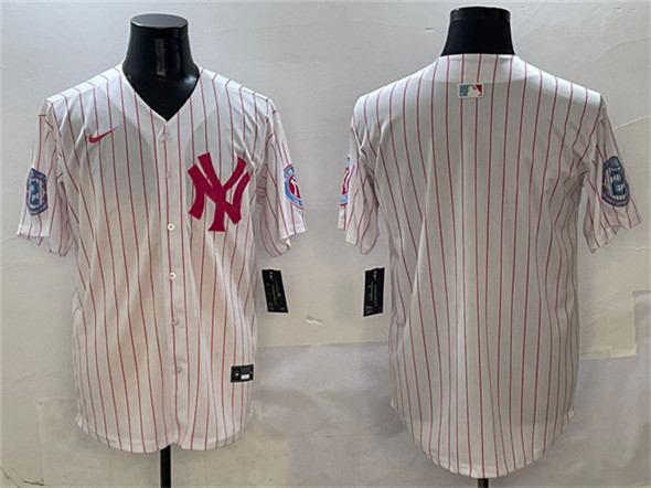 Men's Philadelphia Phillies Blank Pink With Patch Limited Stitched Baseball Jersey