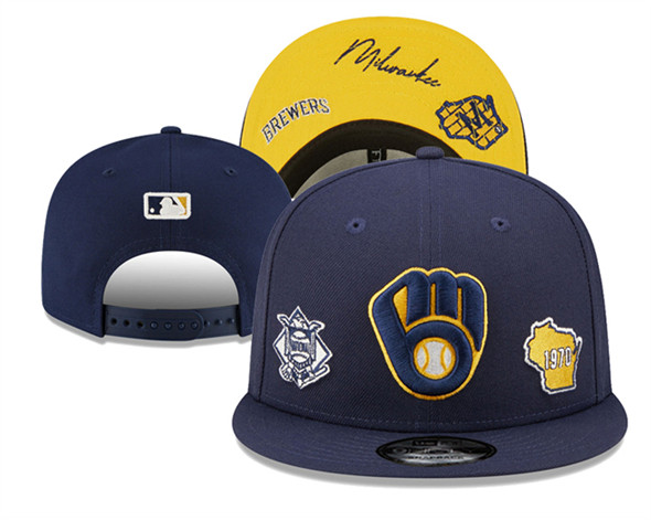 Milwaukee Brewers 2025 Stitched Snapback Hats 0017