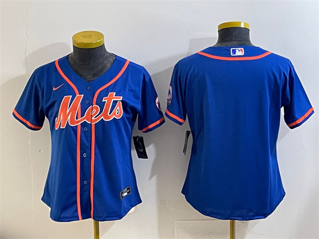 Youth New York Mets Blank Royal Cool Base Stitched Baseball Jersey