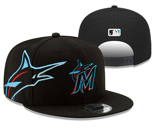 Miami Marlins 2025 Stitched Snapback Hats 0015