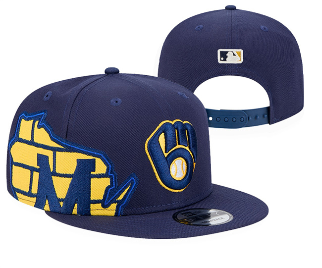 Milwaukee Brewers 2025 Stitched Snapback Hats 0019
