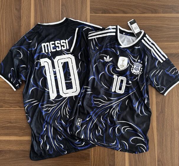 Men's Adidas Argentina #10 Messi 2026 World Cup Away FIFA jersey
