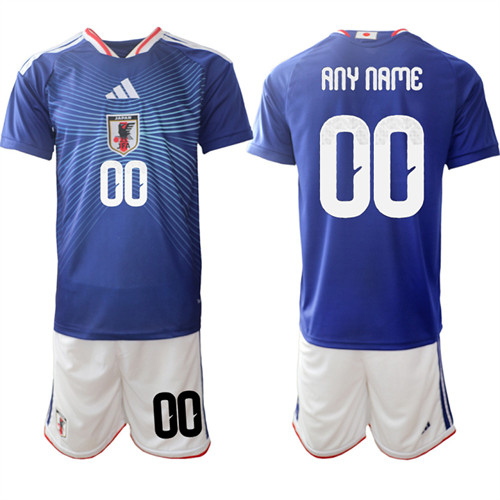 Men's Japan Custom Any Name And Number National Team FIFA x World Cup 2026 Home Blue On Field Jers
