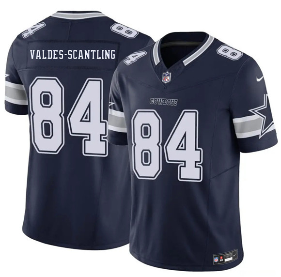 Men's Dallas Cowboys #84 Marquez Valdes-Scantling Navy 2026 F.U.S.E. Vapor Untouchable Limited Stitched Football Jersey