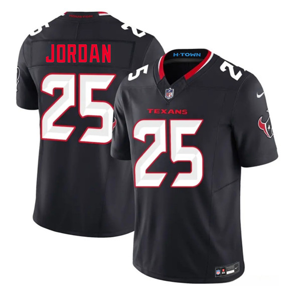 Men's Houston Texans #25 Jawhar Jordan Navy 2nd Alternate 2026 F.U.S.E. Vapor Limited Football Stitched Jersey