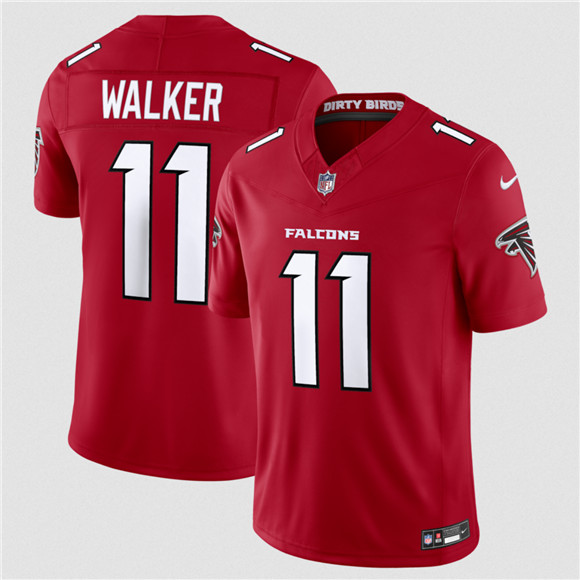 Men's Atlanta Falcons #11 Jalon Walker Red 2026 New F.U.S.E. Vapor Untouchable Limited Football Stitched Jersey