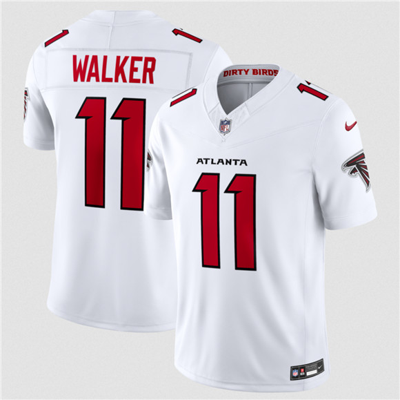 Men's Atlanta Falcons #11 Jalon Walker White 2026 New F.U.S.E. Vapor Untouchable Limited Football Stitched Jersey