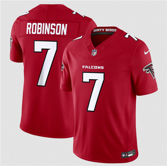 Men's Atlanta Falcons #7 Bijan Robinson Red 2026 New F.U.S.E. Vapor Untouchable Limited Football Stitched Jersey