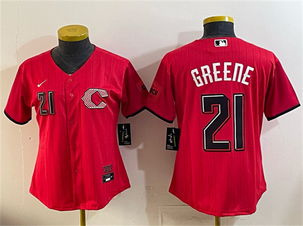 Youth Cincinnati Reds #21 Hunter Greene Red 2026 City Connect Stadium Stitched Baseball Jersey